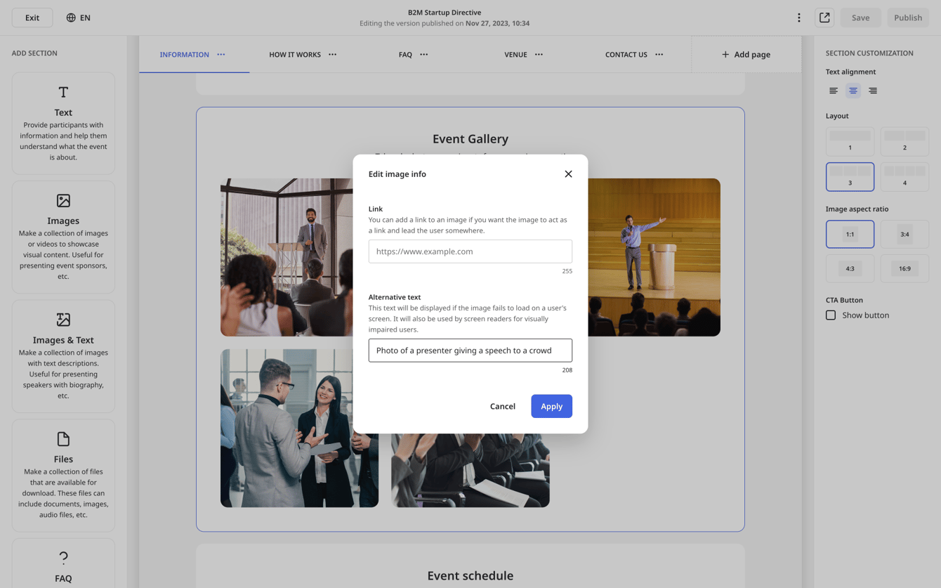 Understanding Page Sections