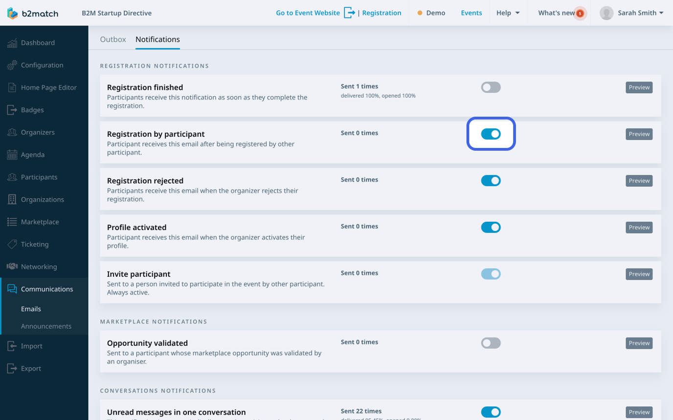 Configuring Notifications Configuring Email Notifications