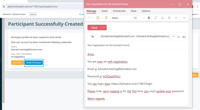 v6 - notify participant