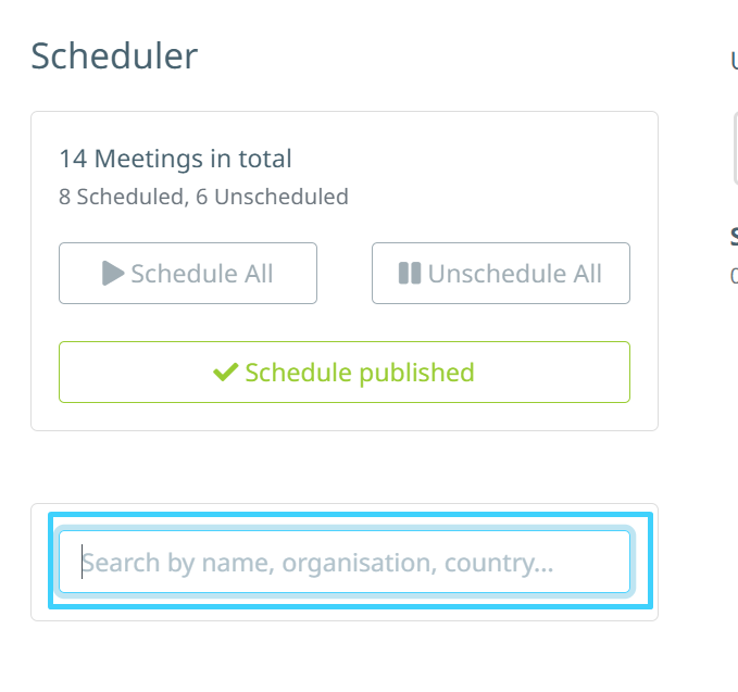 v6 - search bar in scheduler