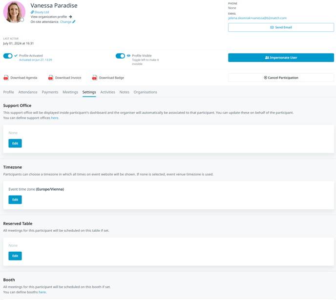 v6 - settings profile